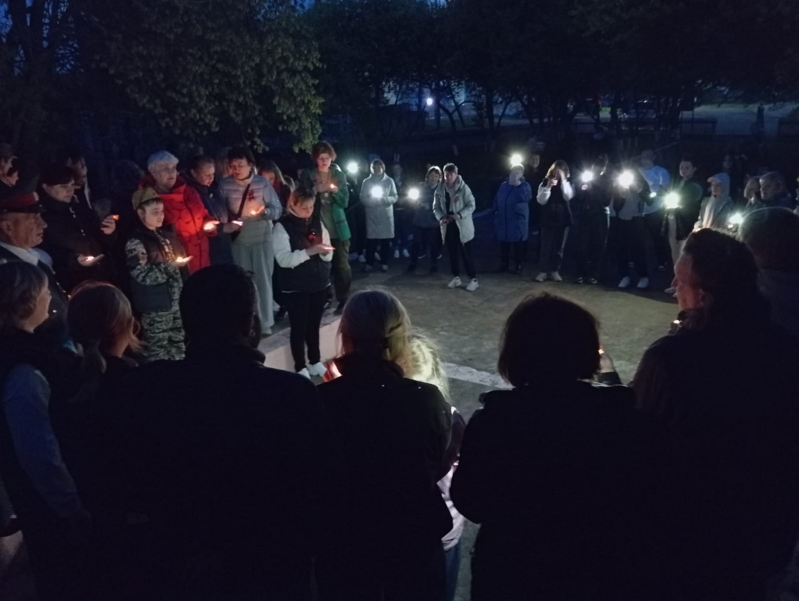 ** "Свеча памяти" в Артынском сельском поселении**.