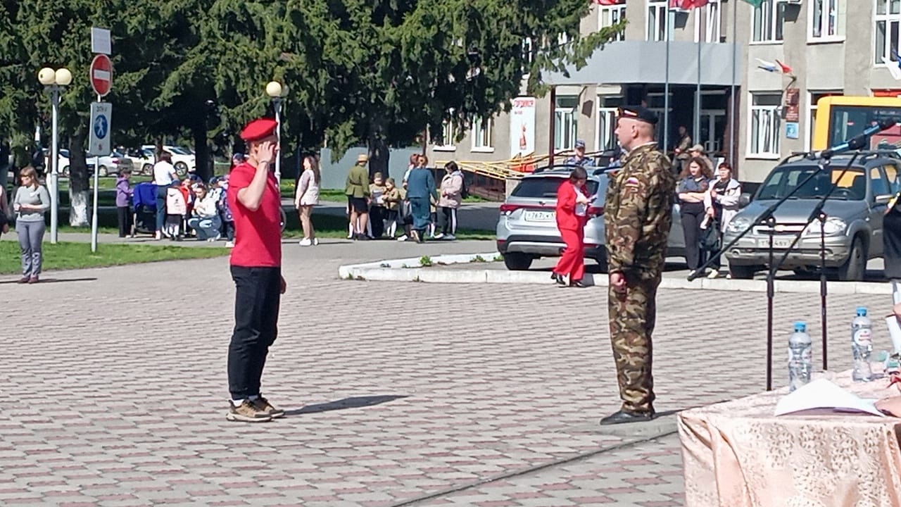 Смотр строя и песни в Муромцево: честь, дисциплина, память!.